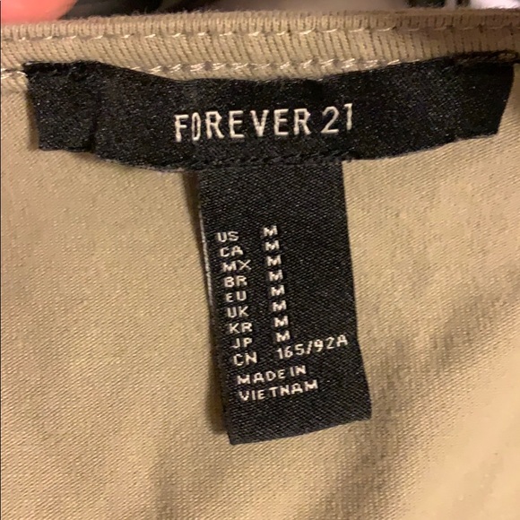 Forever 21 olive colored body suit - Picture 5 of 6